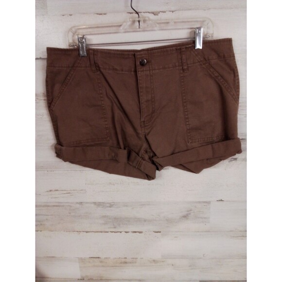 Women's Magellan‎ Brown Shorts Adjustable Length Size 16 - Picture 2 of 16